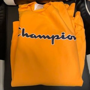 Golden Yellow Champion Crewneck